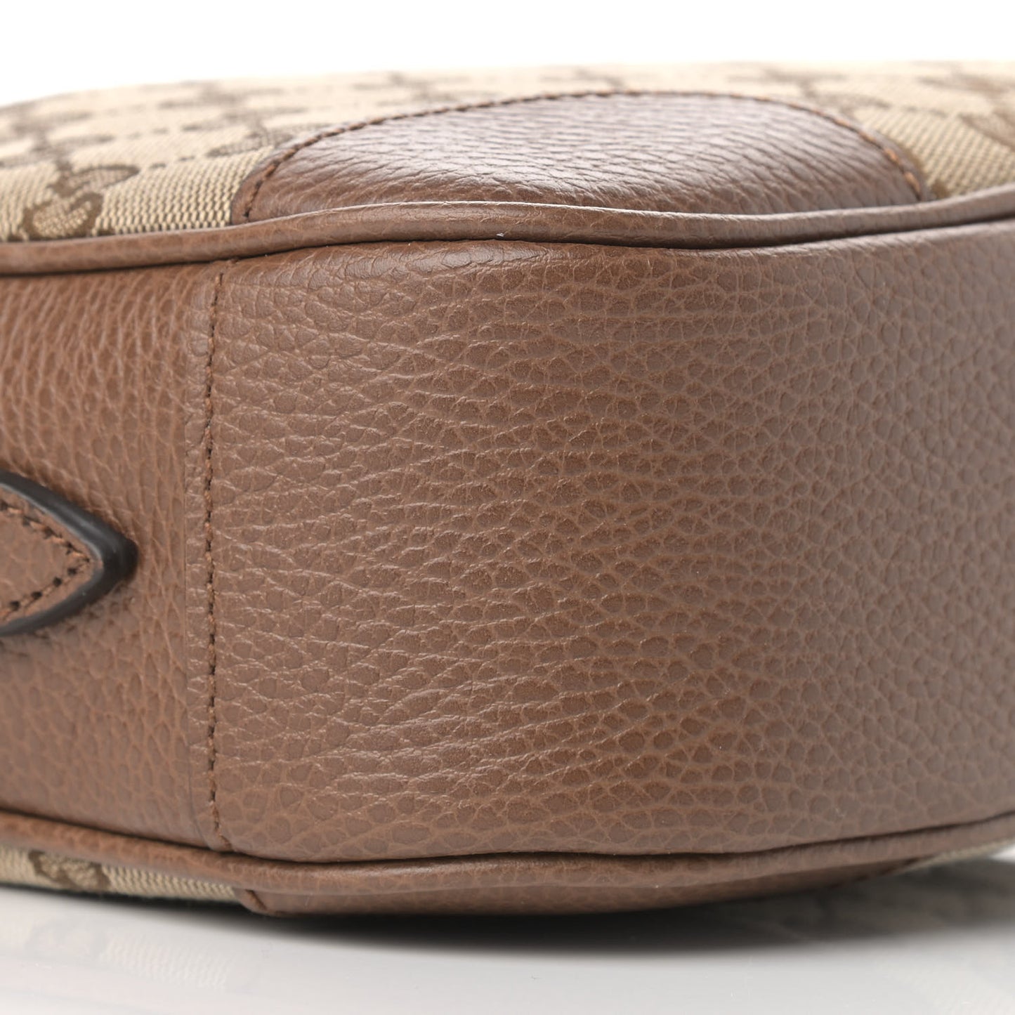 Monogram Mini Bree Messenger Bag Beige Tabacco