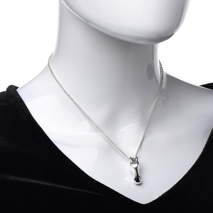 Hermes Sterling Silver PM Galop Pendant Necklace 2 of 9