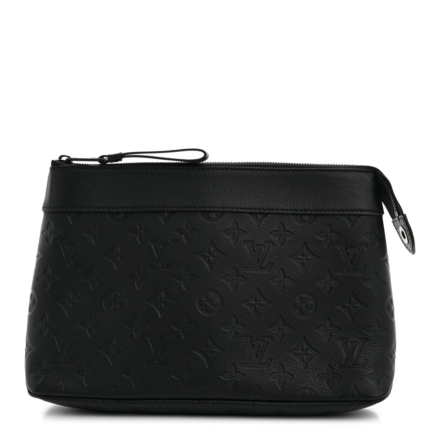Shadow Calfskin Monogram Pochette Voyage Souple Black