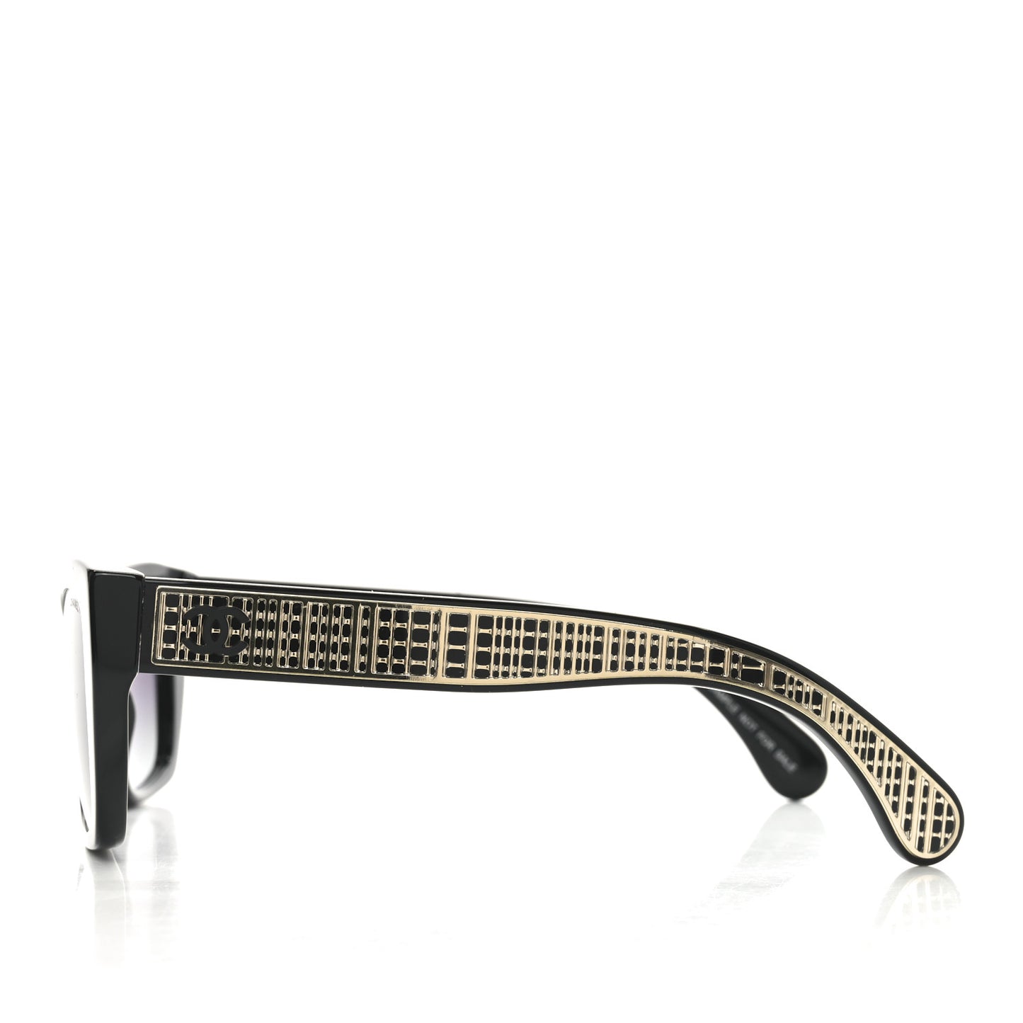Acetate Metal Butterfly Sunglasses 71553 Black