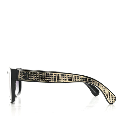 Chanel Acetate Metal Butterfly Sunglasses 71553 Black 3 of 7