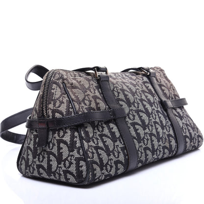 Christian Dior Denim Monogram Charms Shoulder Bag Black 3 of 14