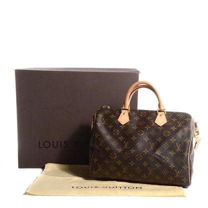 Louis Vuitton Monogram Speedy Bandouliere 30 9 of 9