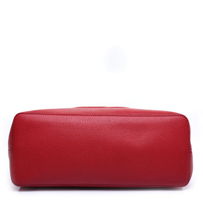 Gucci Pebbled Calfskin Large Soho Hobo Tabasco Red 10 of 11