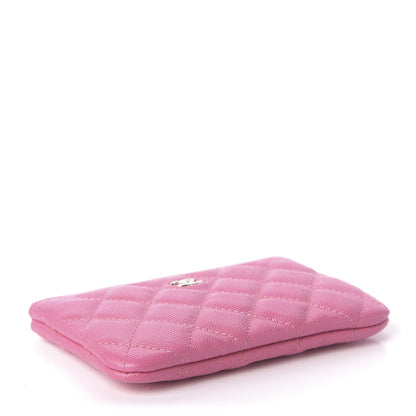 Chanel Caviar Quilted Coin Purse Case Pink 4 of 7
