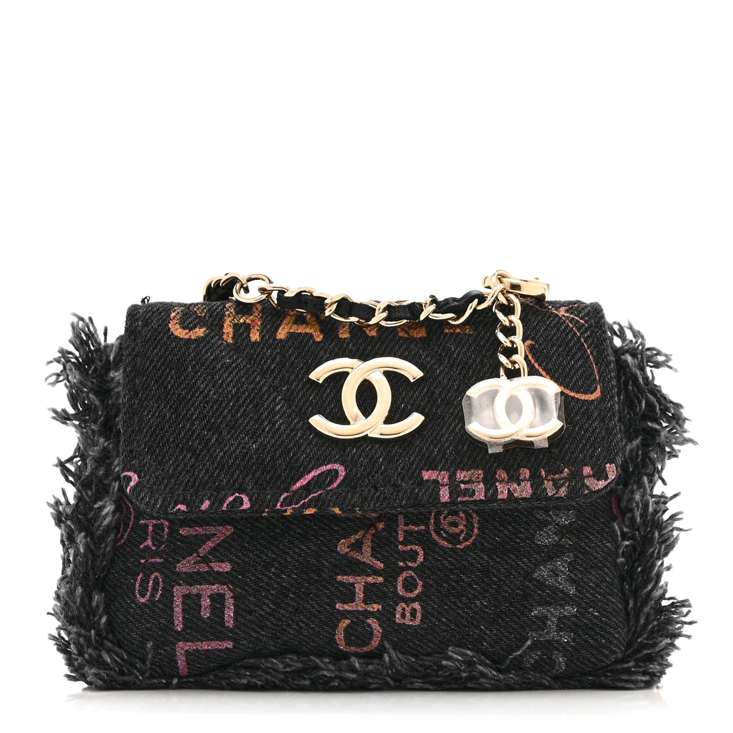 Denim Quilted Denim Mood Belt Bag Black Multicolor