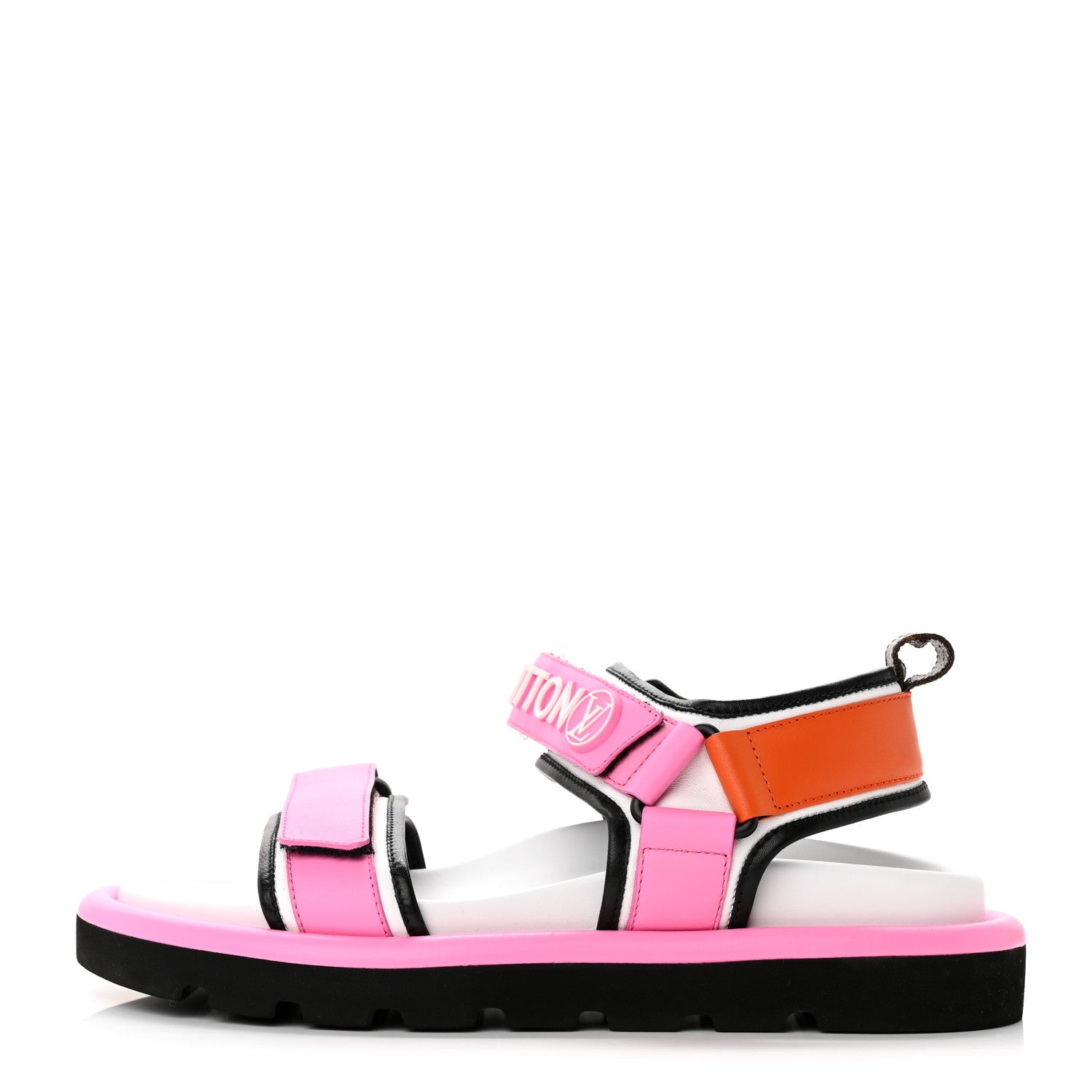Louis Vuitton Calfskin Monogram Pool Pillow Flat Comfort Sandals 38 Pink 1 of 9