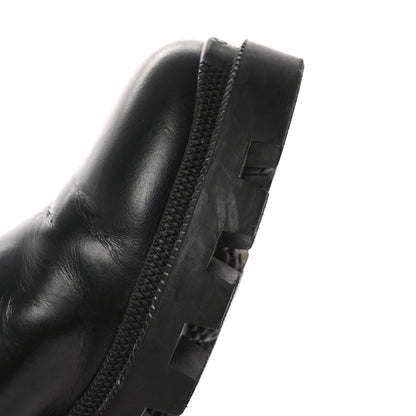 Gucci Calfskin Crystal GG Trip Chelsea Ankle Boots 38 Black 17 of 18