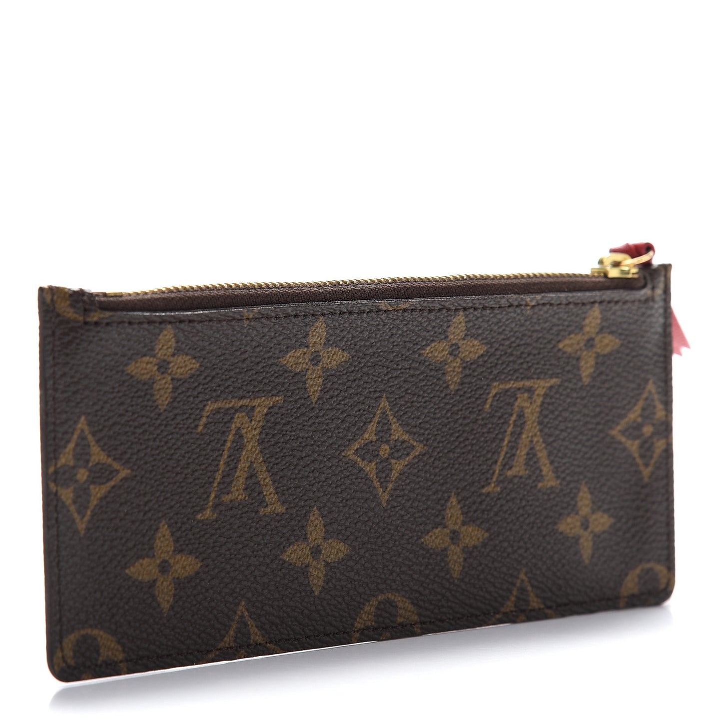 Monogram Josephine Wallet Zippered Insert Fuchsia