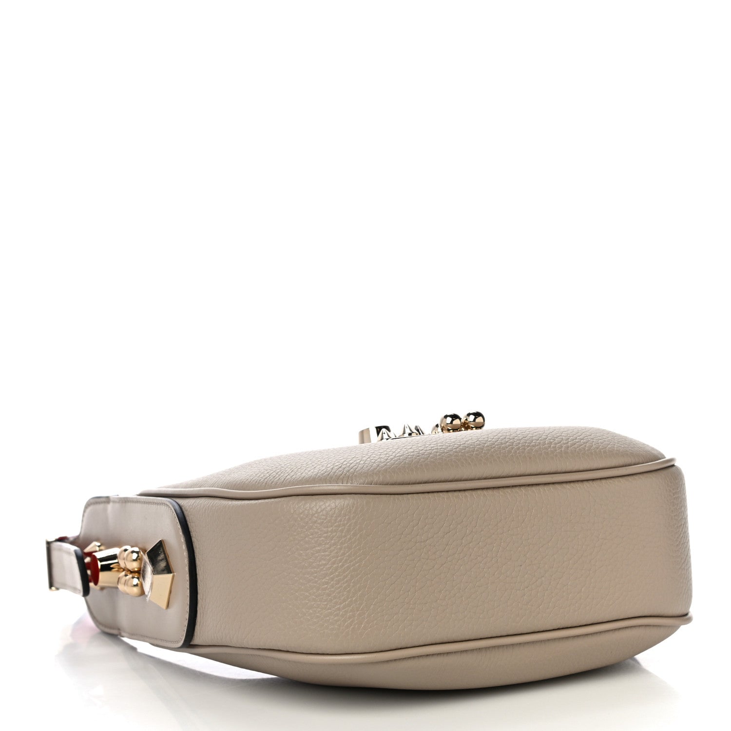 Christian Louboutin Grained Calfskin Mini Carasky Shoulder Bag Feve 3 of 10