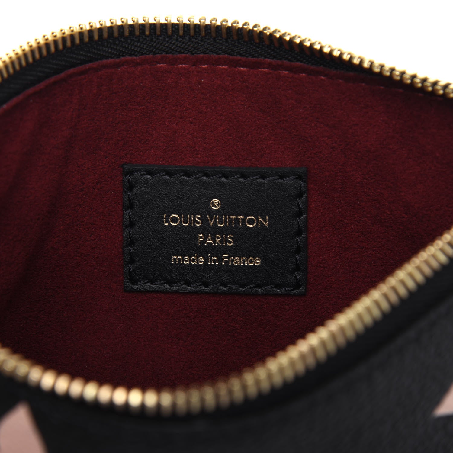 Louis Vuitton Empreinte Monogram Giant Neonoe MM Pochette Black Beige 6 of 9