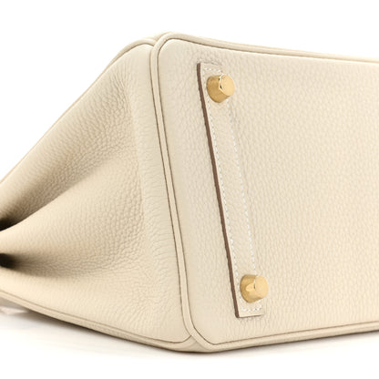 Hermes Togo Birkin 25 Craie 9 of 10
