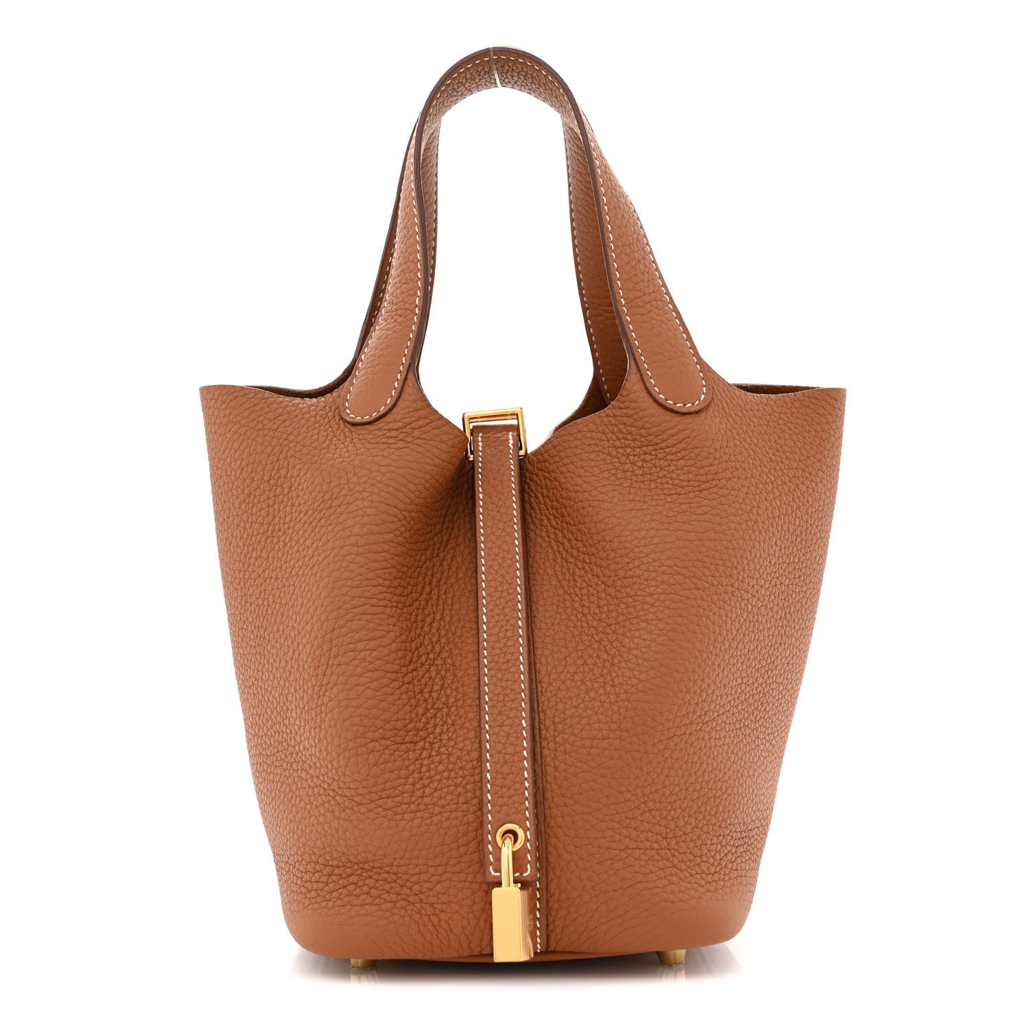 Hermes Taurillon Clemence Picotin Lock 18 PM Gold 1 of 12