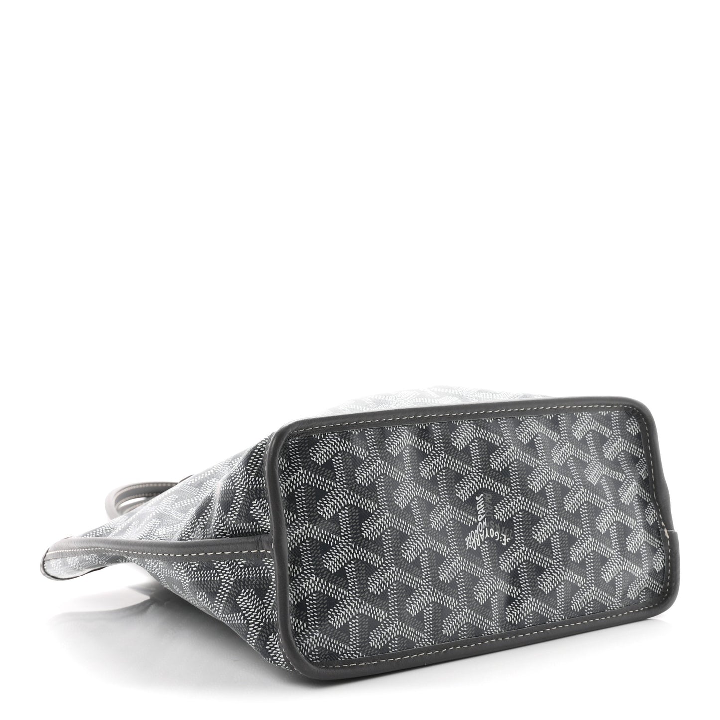 Goyardine Reversible Mini Anjou Grey