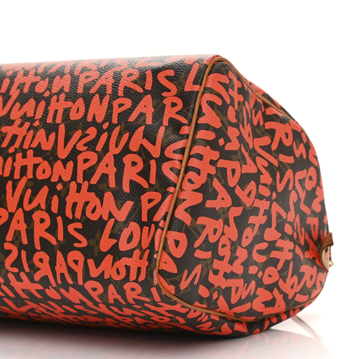 Louis Vuitton Monogram Graffiti Speedy 30 Orange 9 of 12