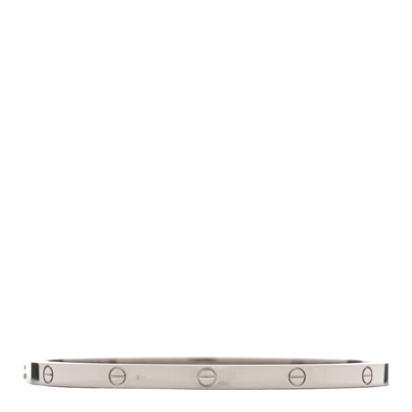 18K White Gold Small LOVE Bracelet 16