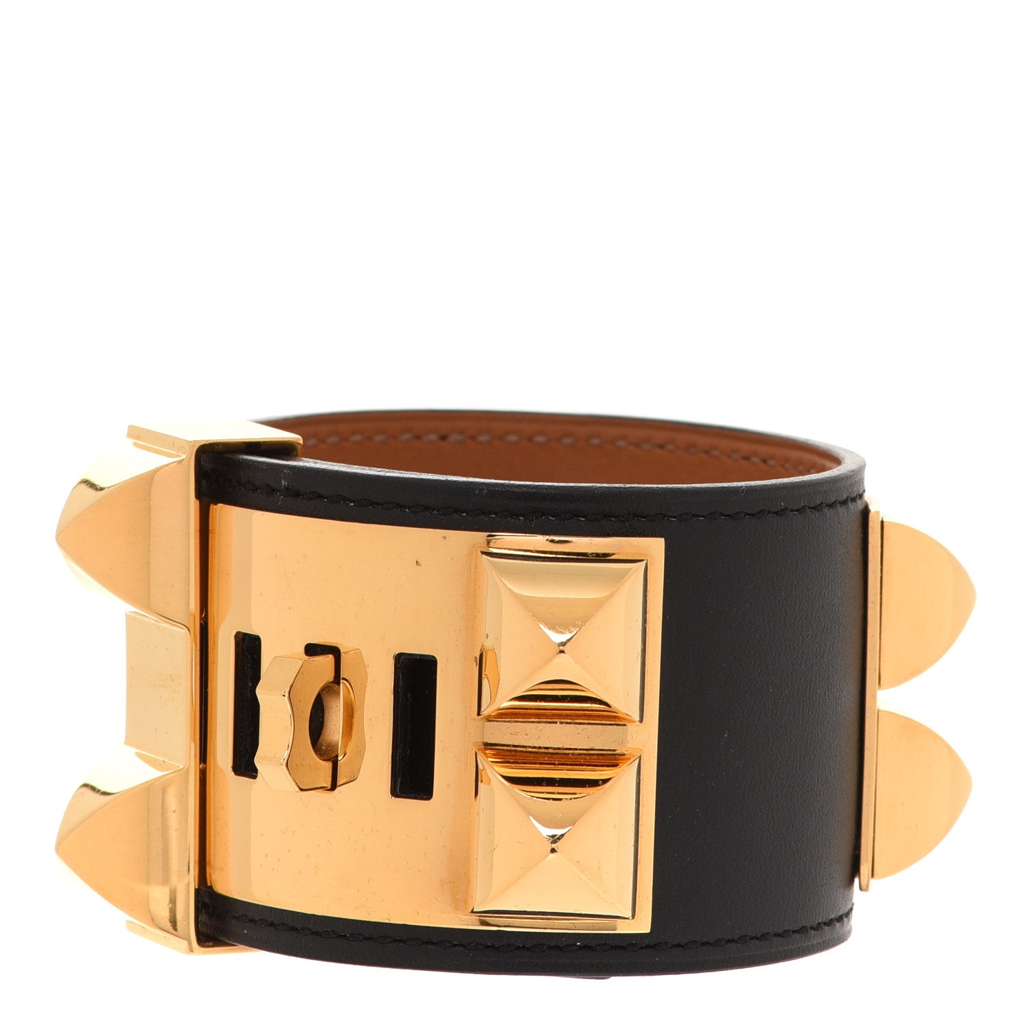 Hermes Swift Collier de Chien CDC Bracelet S Black 3 of 6