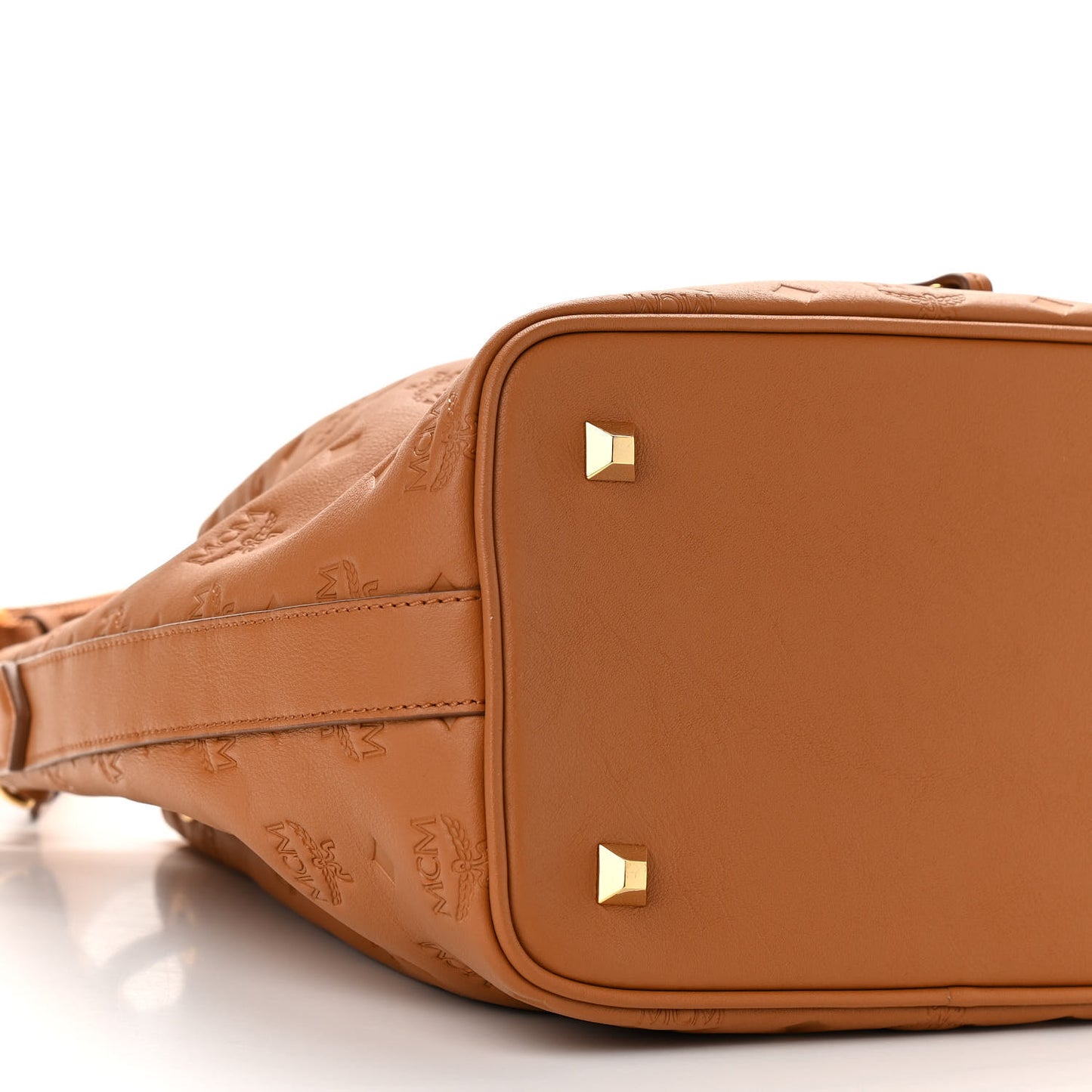 Calfskin Ottomar Monogram Essential Bucket Cognac