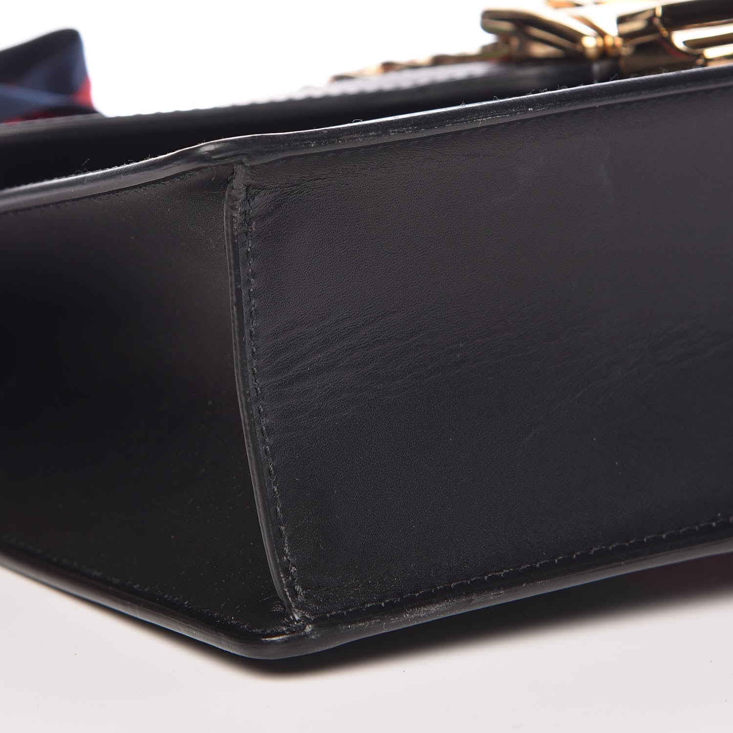 Gucci Calfskin Small Sylvie Shoulder Bag Black 11 of 13