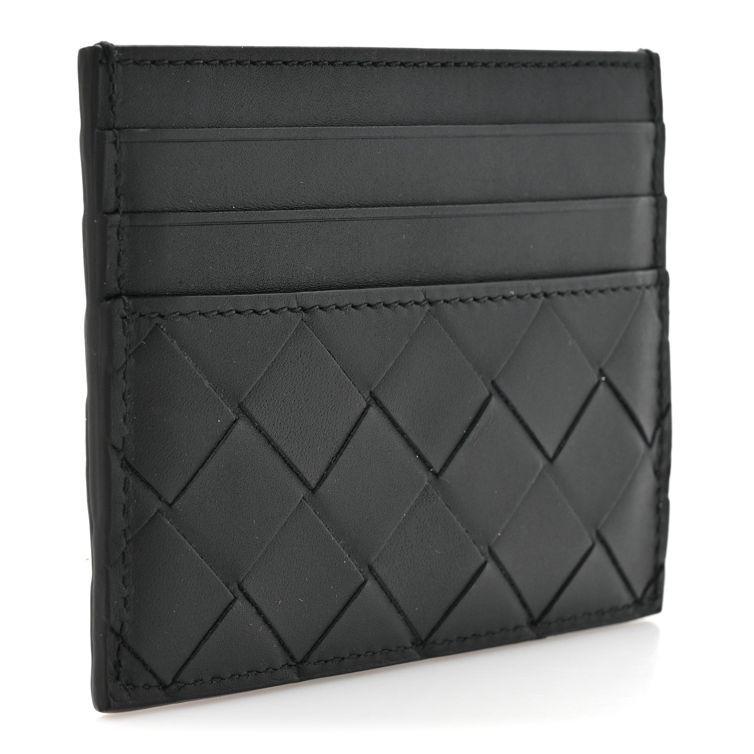 Bottega Veneta Nappa Intrecciato Card Holder Black 3 of 8