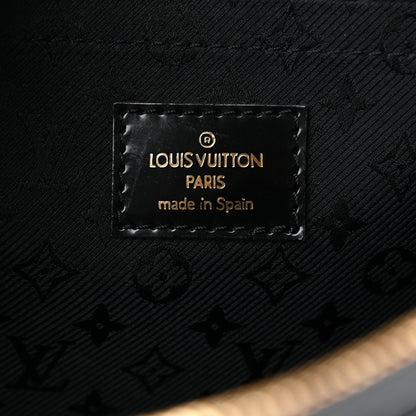 Louis Vuitton Suede Stamped Havane Bowler GM Grey 6 of 12