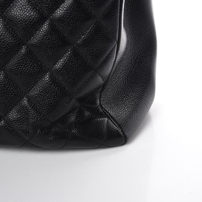 Chanel Caviar Quilted XL Grand Shopping Tote GST Black 16 of 17