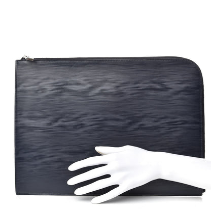 Louis Vuitton Epi Pochette Jour GM Navy 2 of 8