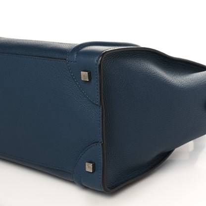 Celine Drummed Calfskin Mini Luggage Orage 7 of 7