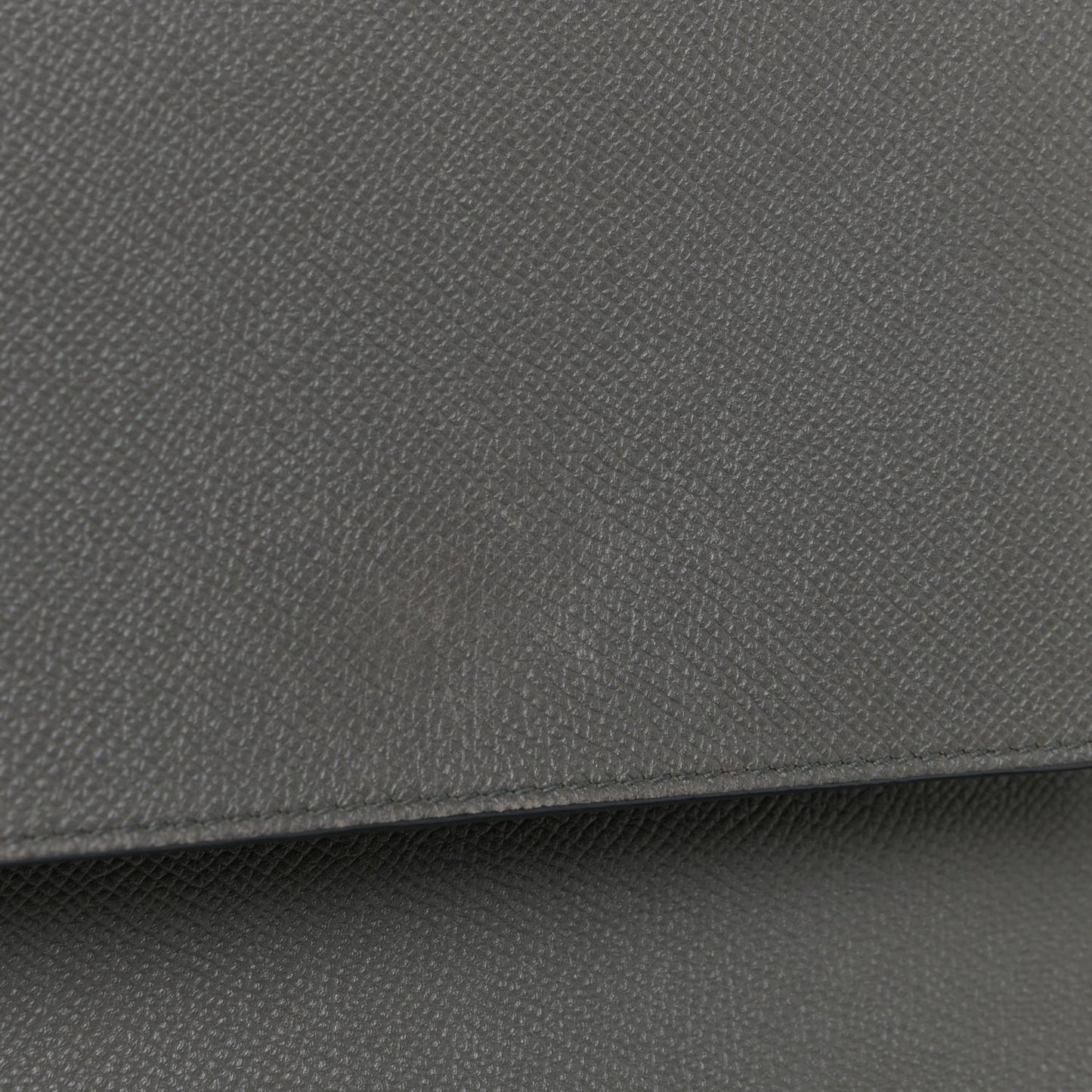 Grained Calfskin Small Belt Bag Grey