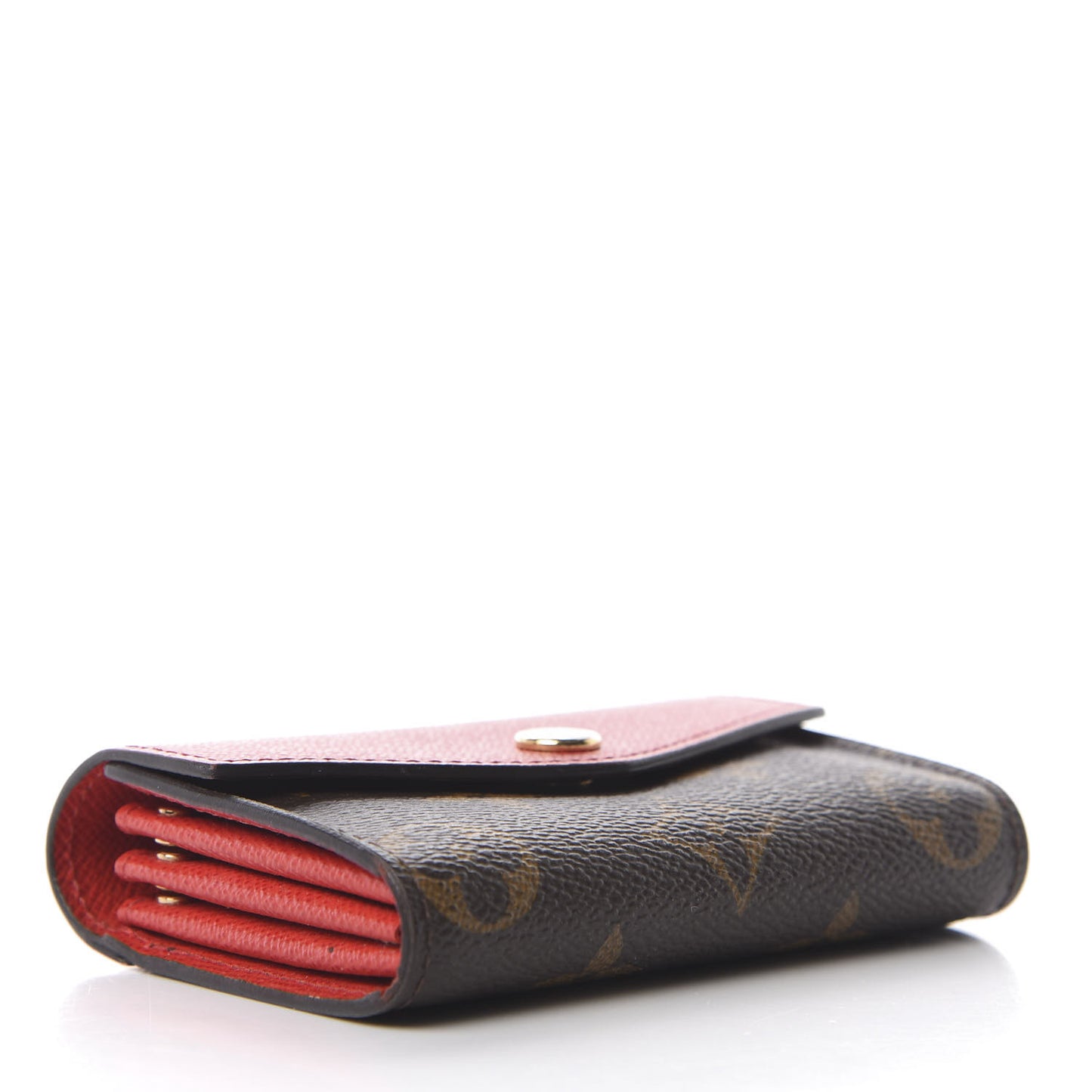 Monogram Sarah Multicartes Coquelicot