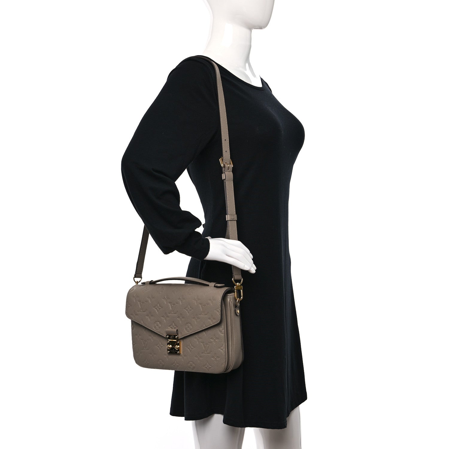 Louis Vuitton Empreinte Pochette Metis Tourterelle 2 of 10