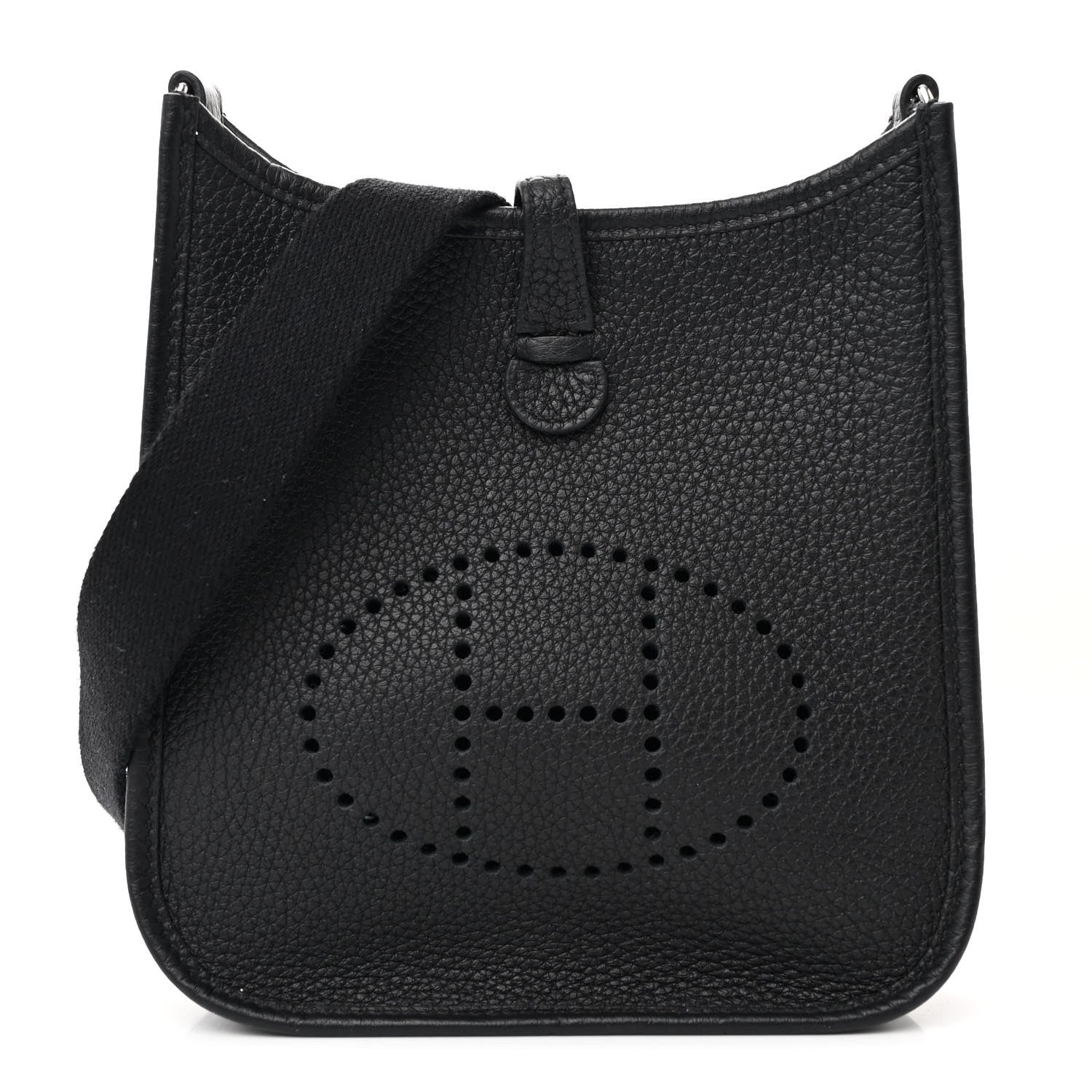 Hermes Taurillon Clemence Evelyne TPM Black 1 of 10