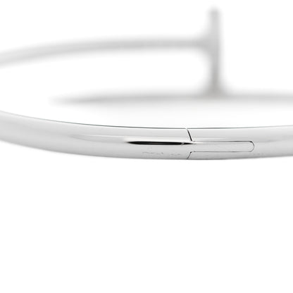 Cartier 18K White Gold Diamond Juste Un Clou Bracelet 15 4 of 4
