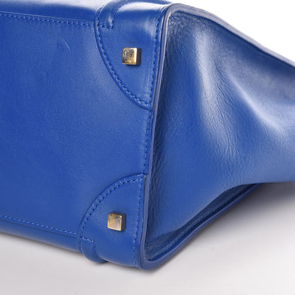 Celine Smooth Calfskin Mini Luggage Royal Blue 13 of 15