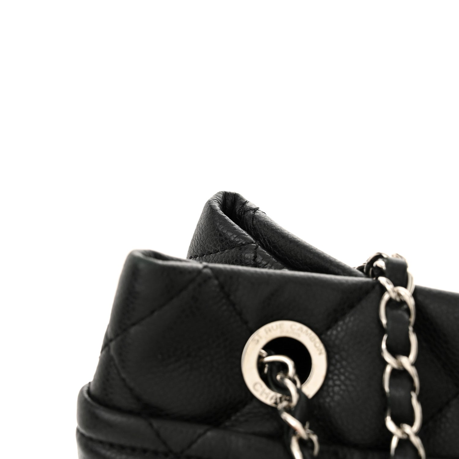Chanel Caviar Quilted CC Timeless Soft Tote Black 15 of 15