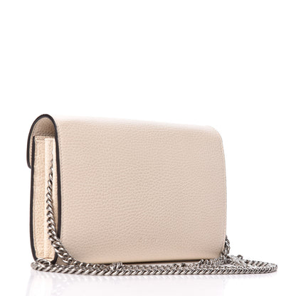 Gucci Dollar Calfskin Mini Dionysus Chain Wallet Mystic White 3 of 11