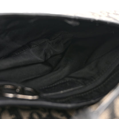 Christian Dior Monogram Saddle Bag Black 5 of 14