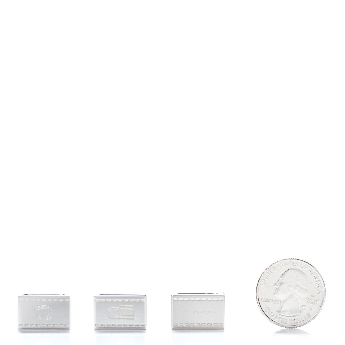 Palladium Bolduc Scarf Ring Set