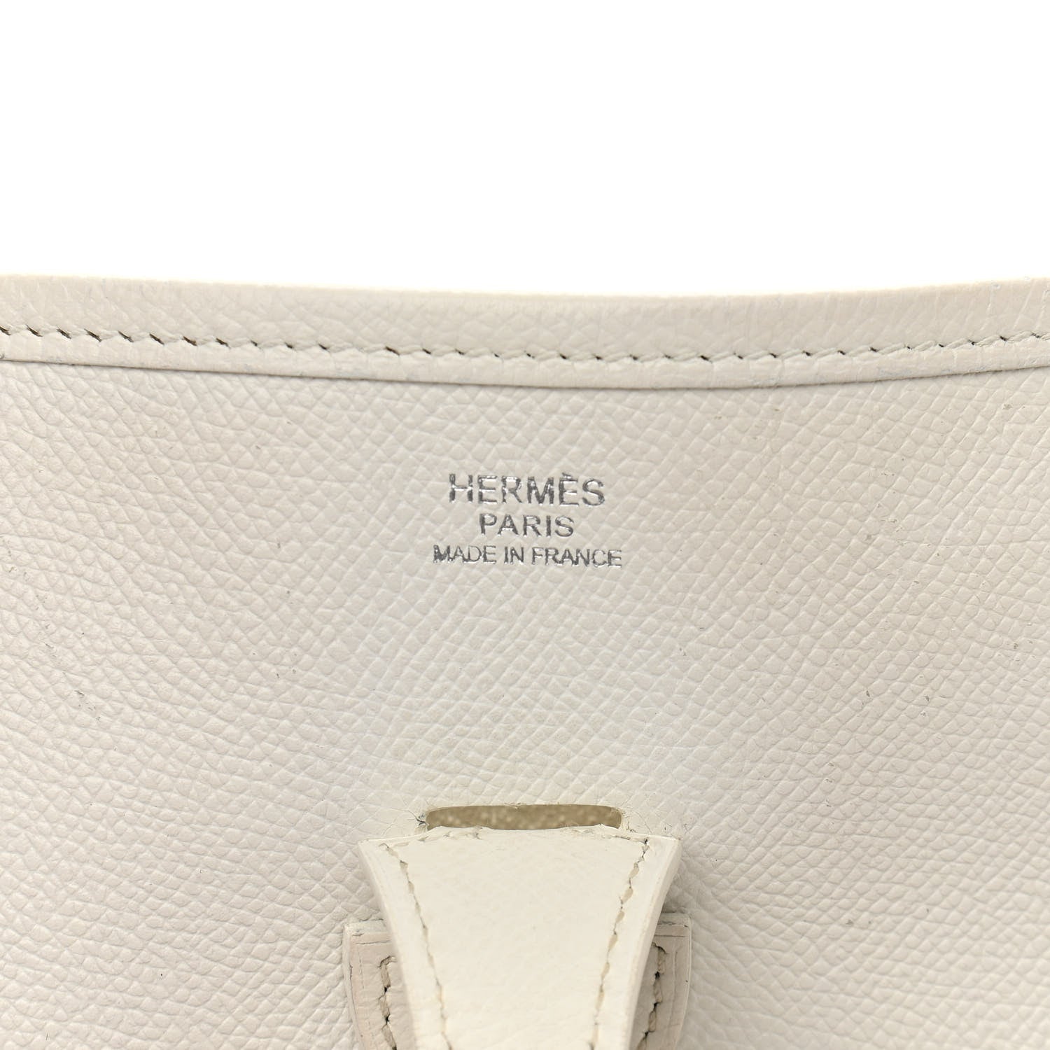 Hermes Epsom Evelyne II PM White 7 of 20