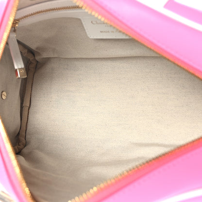 Christian Dior Calfskin Small Dior Vibe Zip Bowling Bag Pink Multicolor 5 of 9