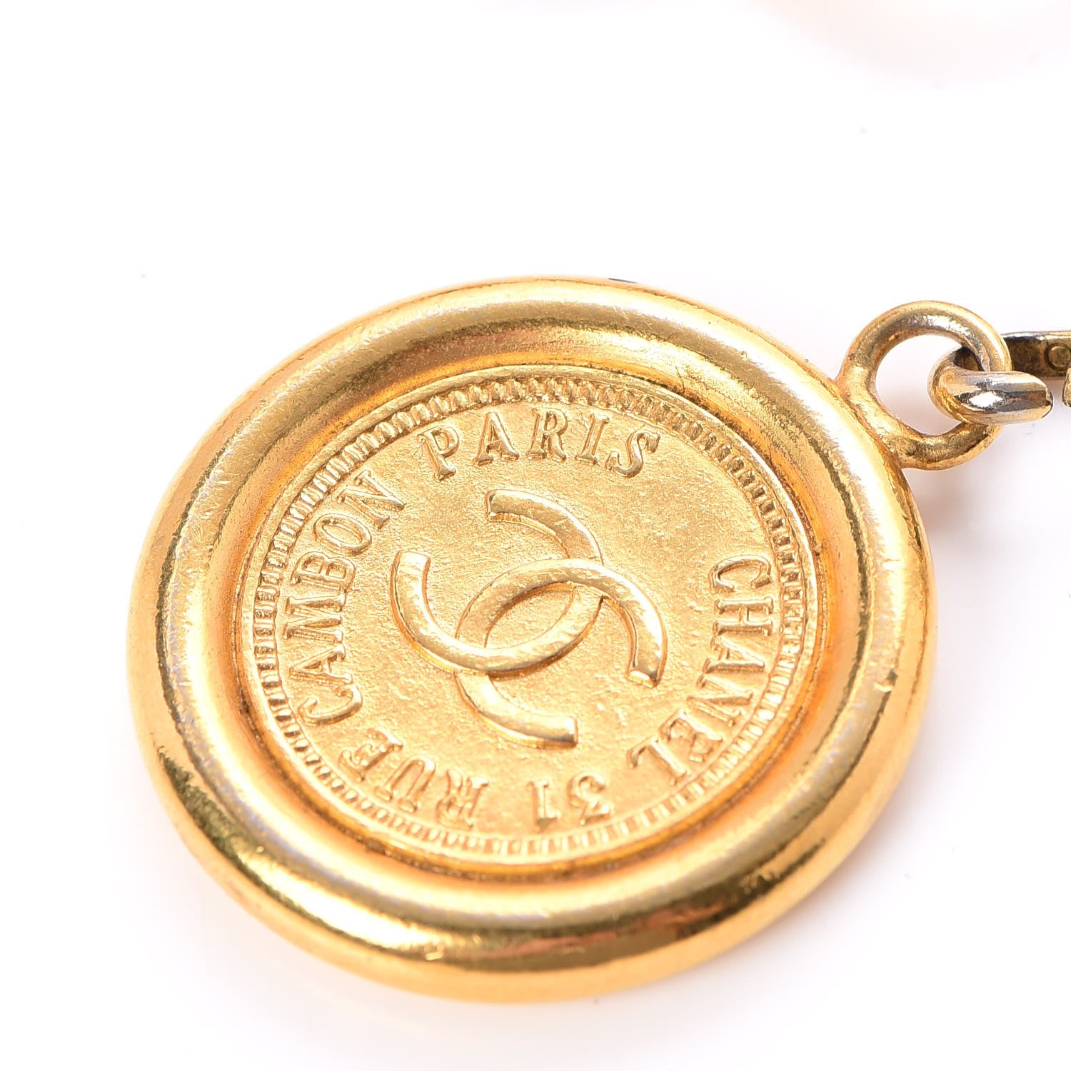 Chanel Chain CC Medallion Belt Gold 5 of 6