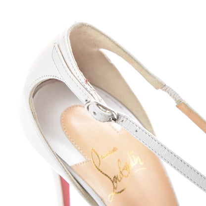Christian Louboutin Kid Crossbreche 100 Pumps 39 Latte 10 of 12
