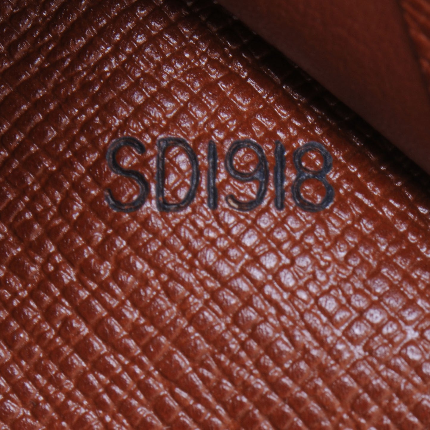 Monogram Simple Checkbook Holder Wallet