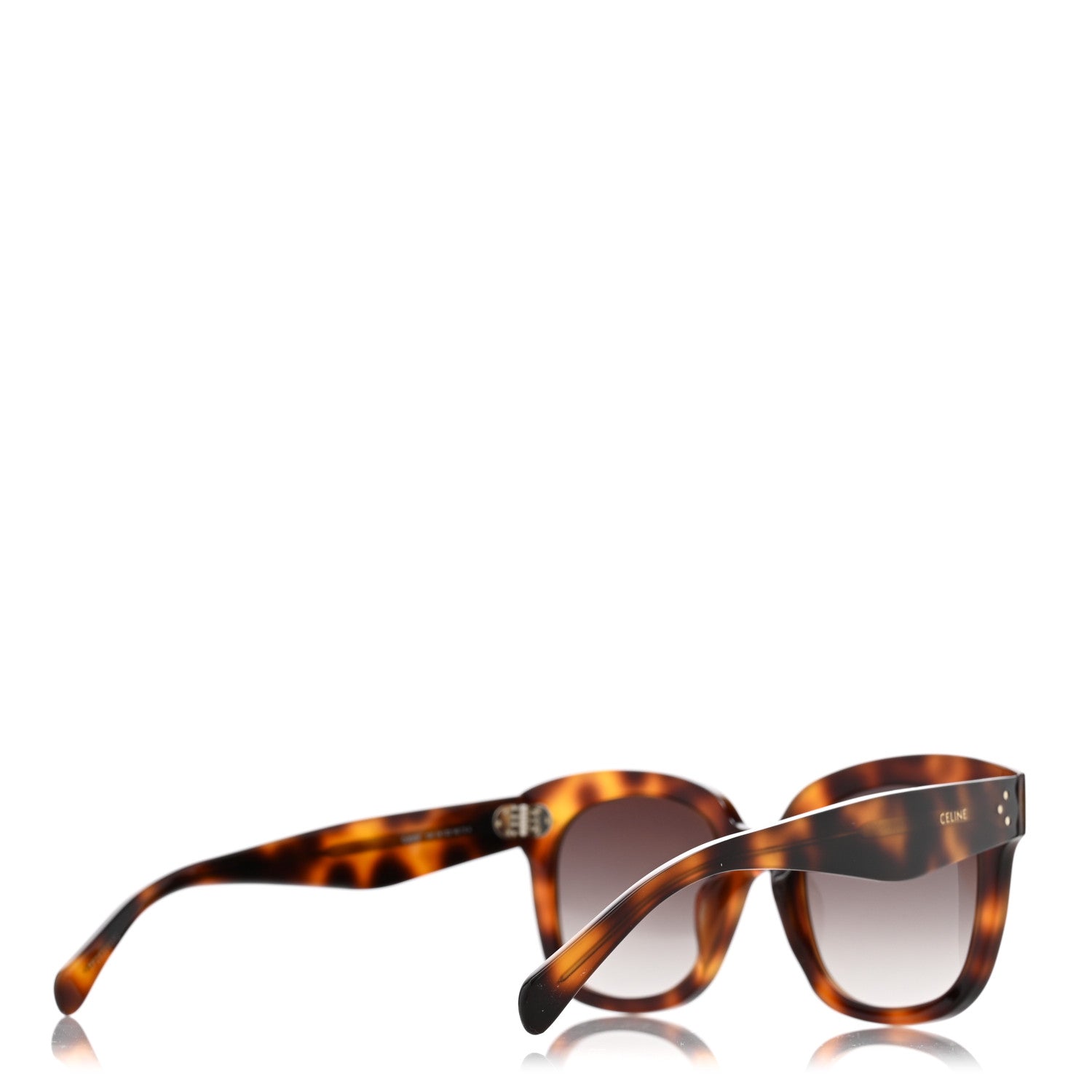Celine Acetate Sunglasses CL40181F Dark Havana 4 of 7