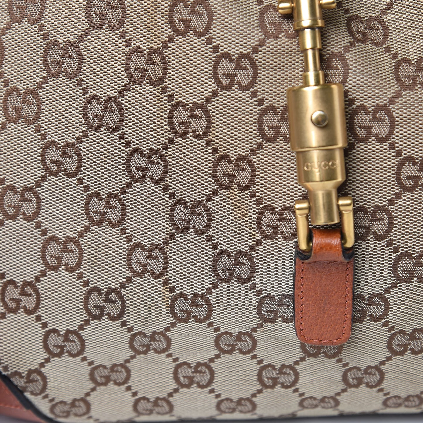 Monogram Piston Lock Jackie O Hobo