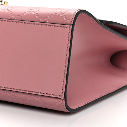 Gucci Guccissima Signature Medium Padlock Shoulder Bag Rose Baby Candy 10 of 12