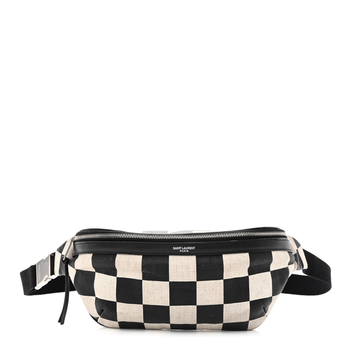 Canvas Classic Belt Bag Black White