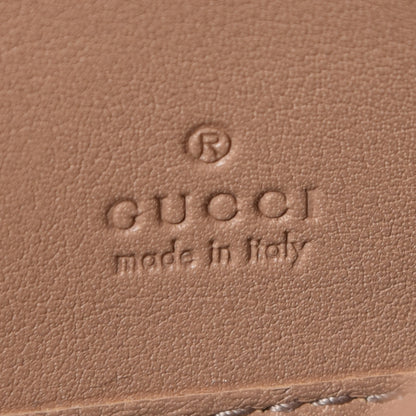 Gucci Shade Lux Calfskin Swarovski Crystal GG Sparkling Continental Wallet Rose 6 of 7
