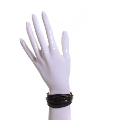 Hermes Chamonix Hapi 3 GM Triple Tour Wrap Bracelet Black 2 of 7