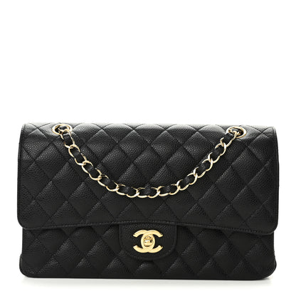 Chanel Caviar Quilted Medium Double Flap Black 1 of 9